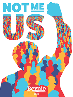 Bernie Sticker - US not Me